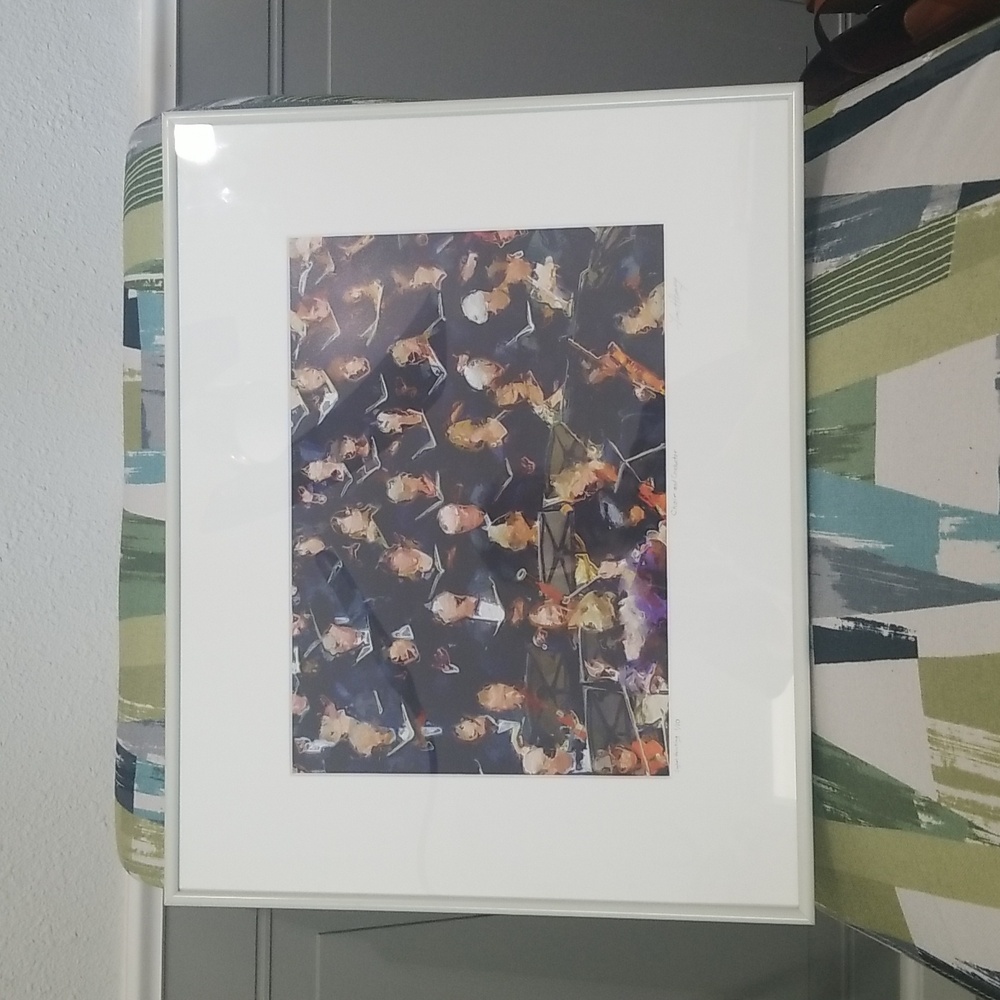 Framed Art Print The Choir And The Conductor Tim A Fleming Signed Dated Numbered